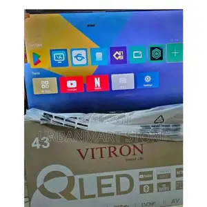 Vitron 43′′ Qled Led Tv – Crisp Display, Smart Connectivity
