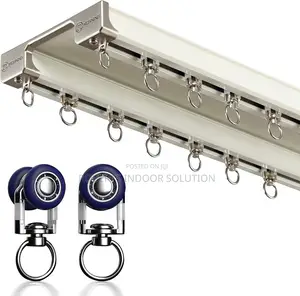 Strong Mount Double Curtain Rails