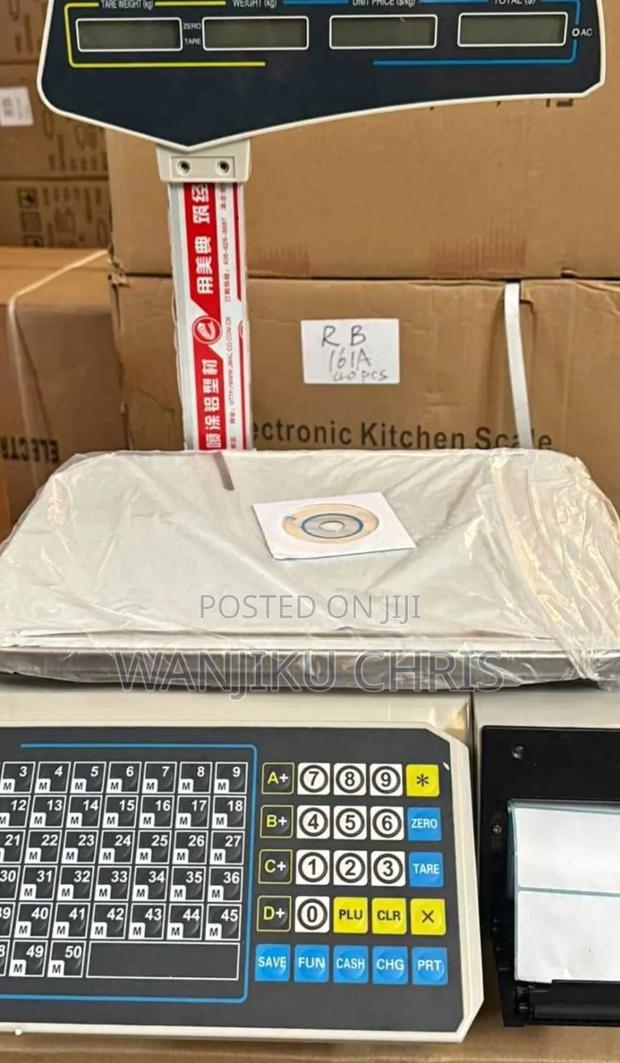 Barcode Labelling Scale / Barcode Digital Weighing Scale - main view