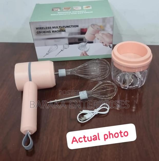 Wireless Multifunction Cooking Machine Whisk Chopper (250ml)