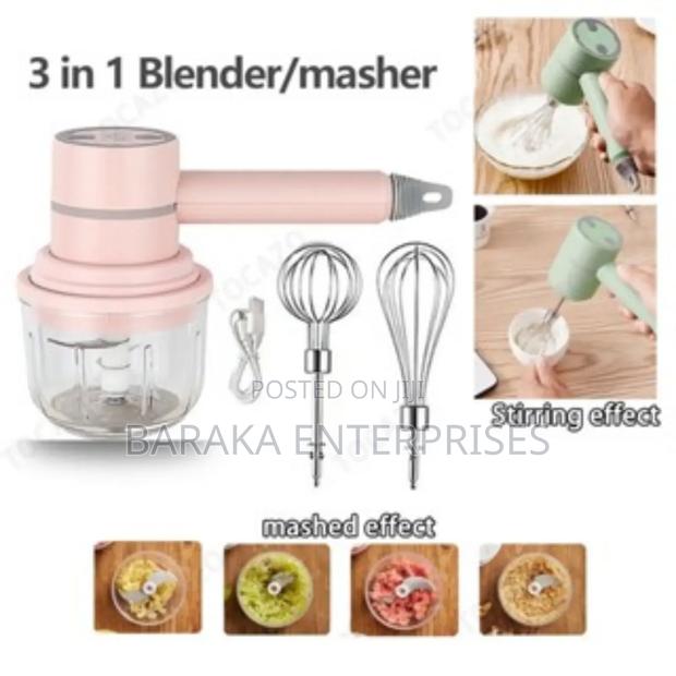 Wireless Multifunction Cooking Machine Whisk Chopper (250ml) - thumbnail 2
