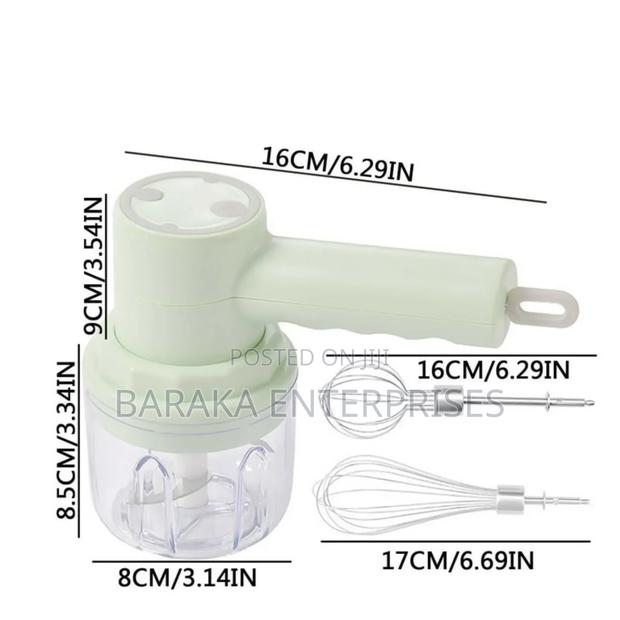 Wireless Multifunction Cooking Machine Whisk Chopper (250ml) - thumbnail 4