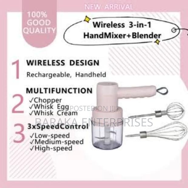 Wireless Multifunction Cooking Machine Whisk Chopper (250ml) - thumbnail 5