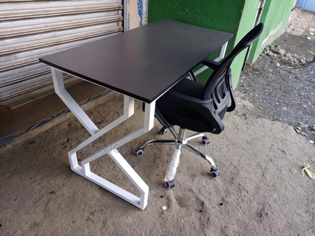 Metallic Office Table With New Chair