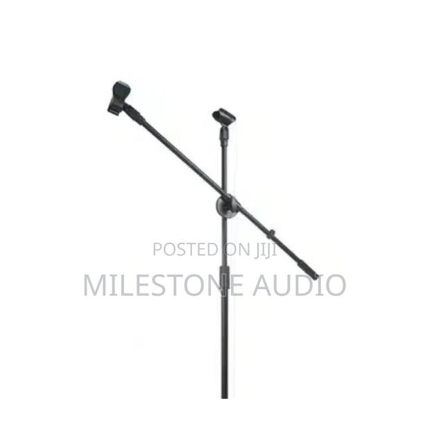 Boyong by-803 Adjustable Tripod Microphone Stand With Telescoping - main view