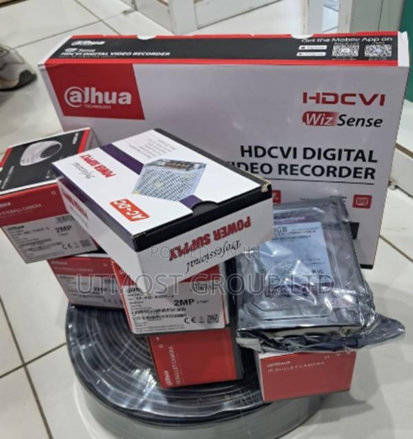 Dahua 4 Camera CCTV Kit 4ch DVR Home Office Security Package - main view