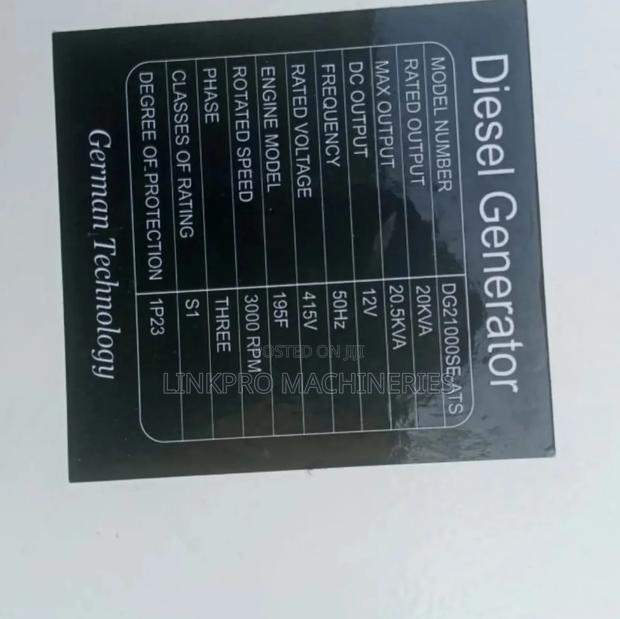 20kva Pulsar Diesel Generator - thumbnail 4