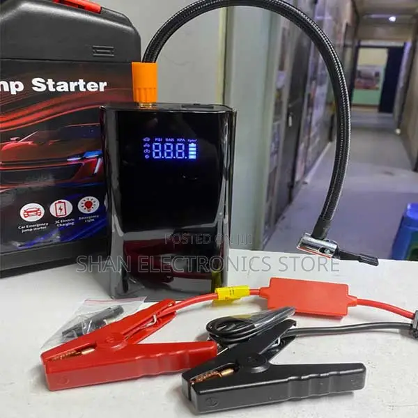 Powerful Battery Boost150psi Tire Inflator With 80000mah Jump Starter