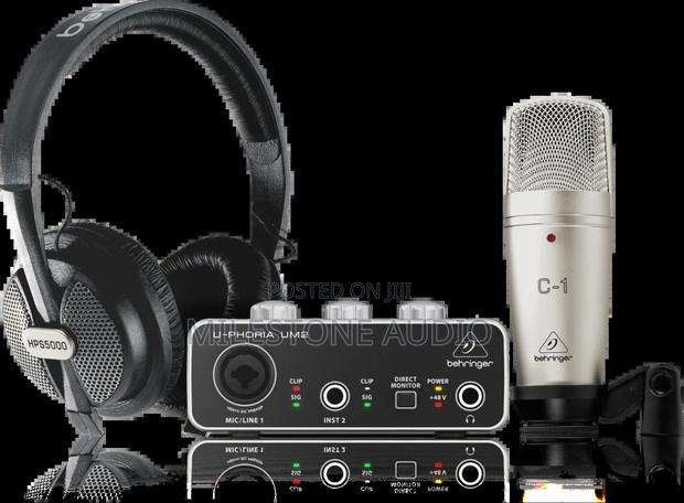 Behringer U-Phoria Studio Pro Recording/Podcasting Bundle - main view