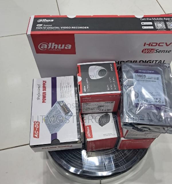 Dahua 4ch CCTV Security Kit 4 Cameras DVR Full Installation Pack - main view