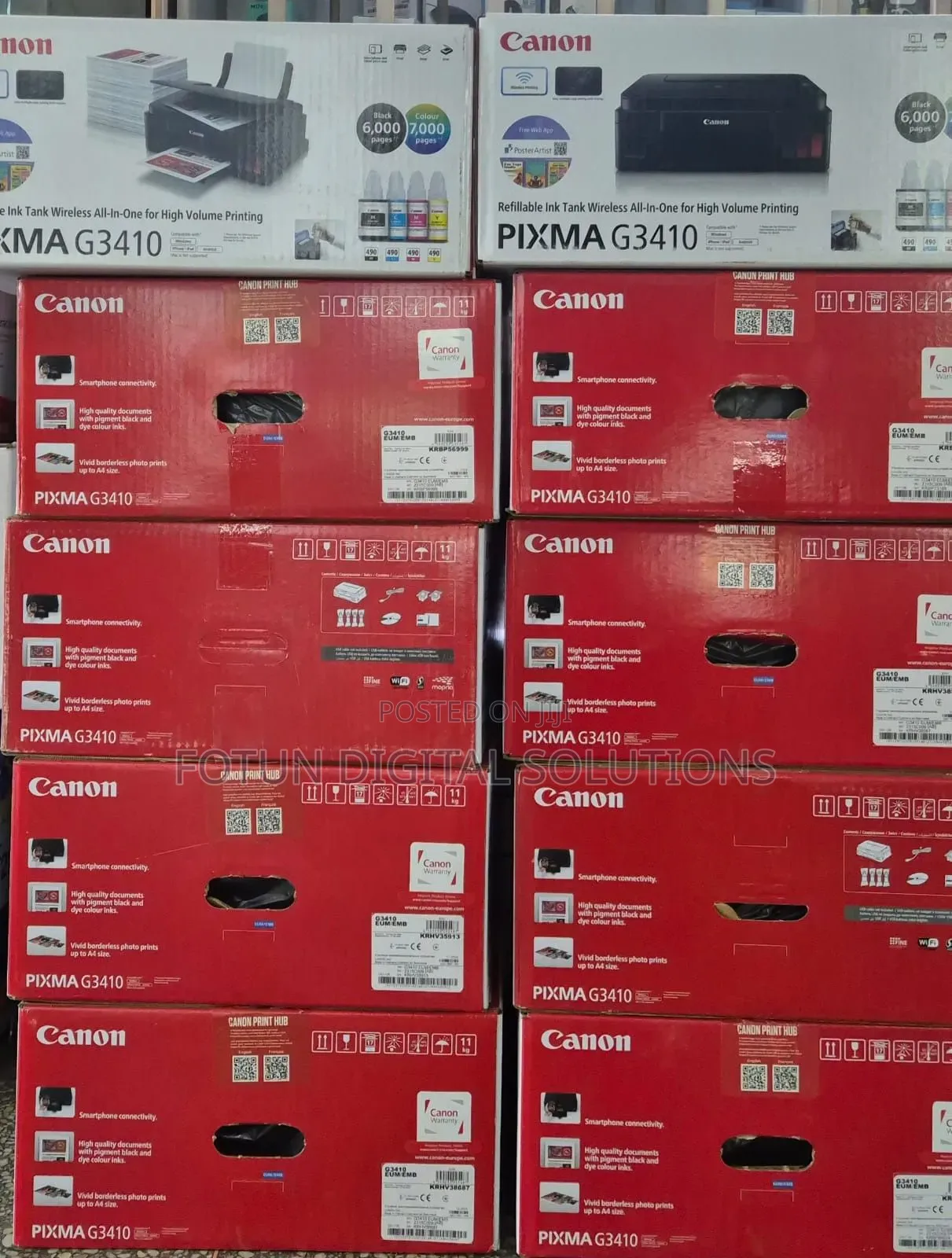 Canon Pixma 3410 Printer Coloured 3 in 1