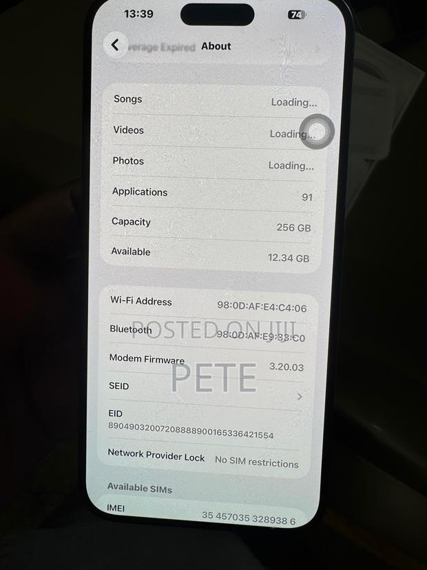 Apple iPhone 15 Pro Max 256 GB Gray - thumbnail 3