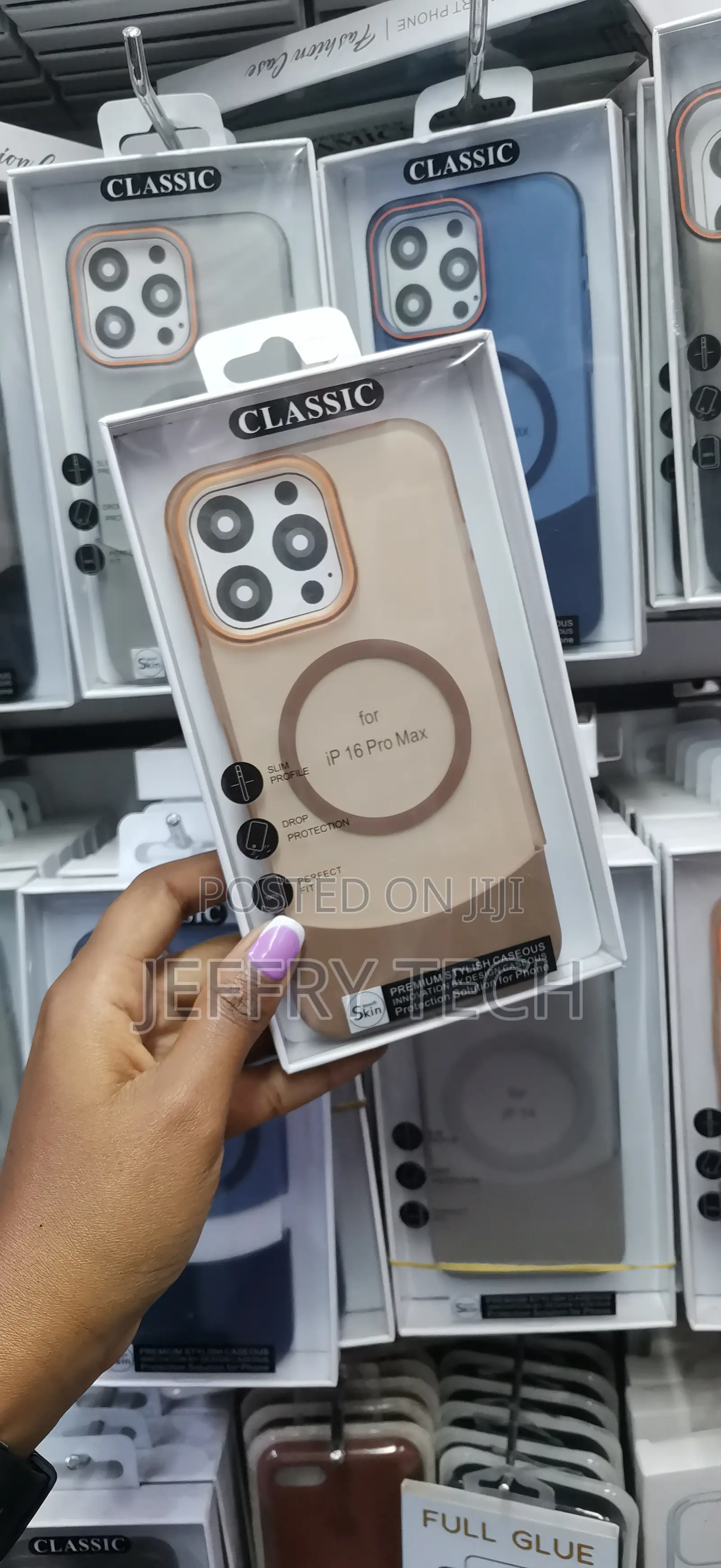 Tocol iPhone 16 Pro Max Translucent Matte 2 in 1 Case -Brown