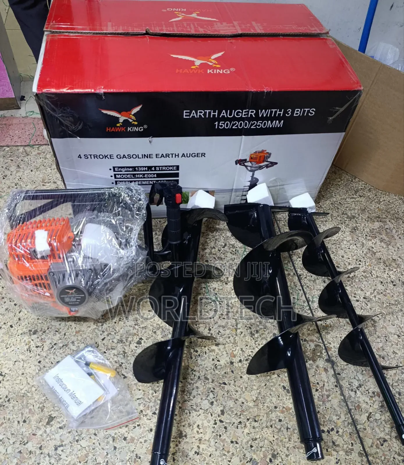 4 Stroke Earth Auger With Bits/4 Stroke Hawking Earth Auger