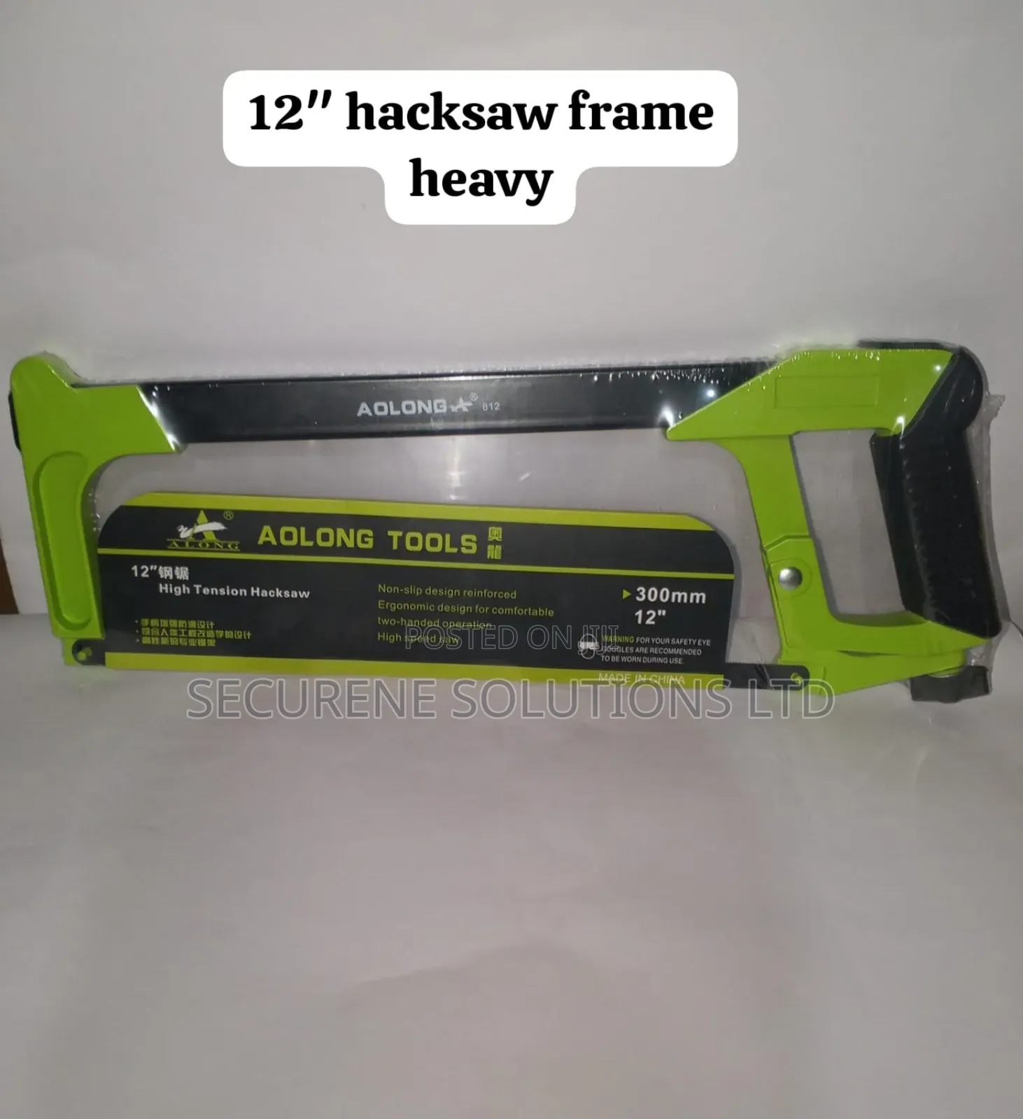 12"Aolong 12" (300mm) High Tension Hacksaw.