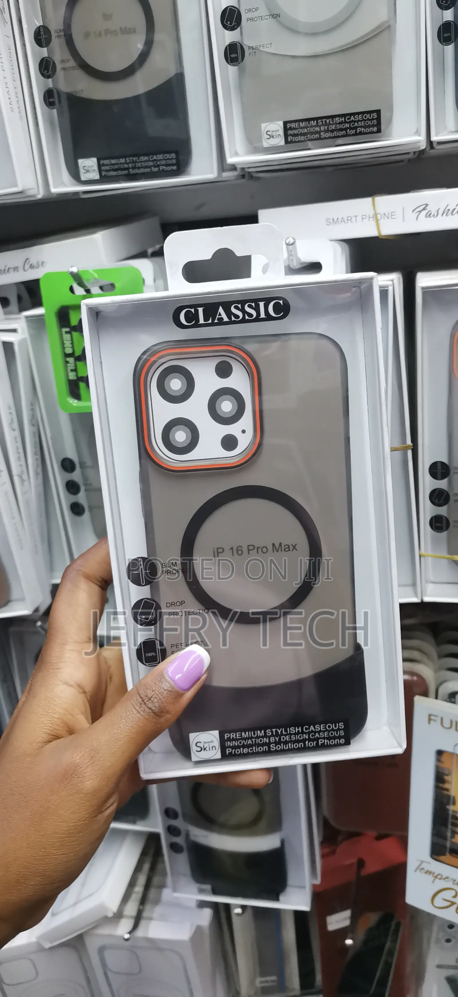 Oasik iPhone 16 Pro Max Magsafe Translucent Matte 2 in 1 Case
