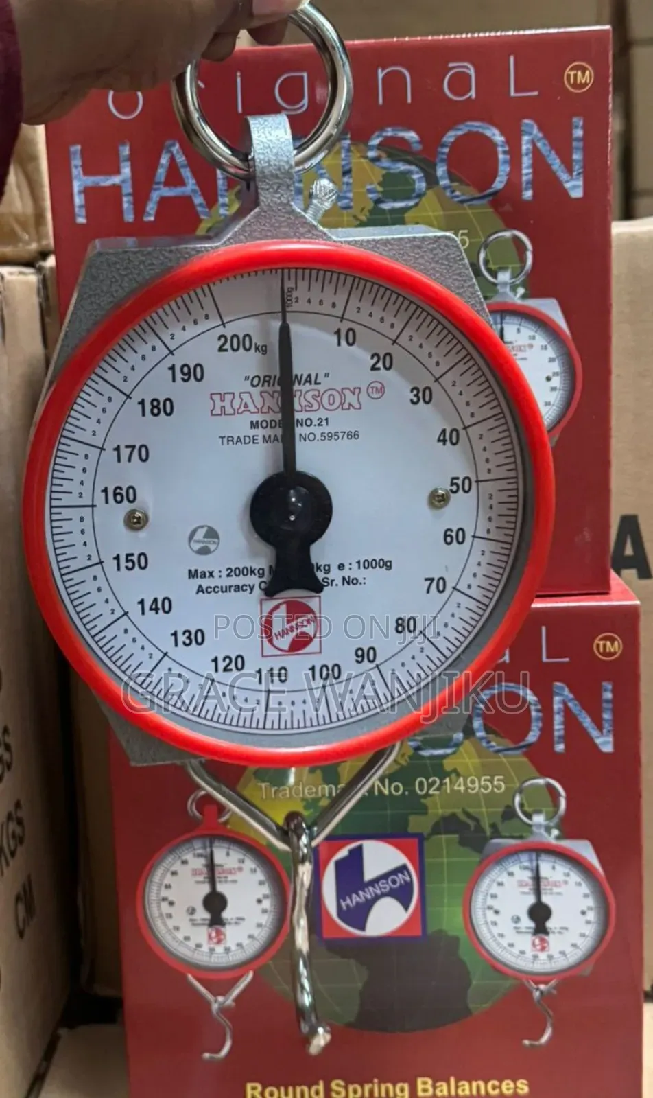 200kg Hanging Dial Scale
