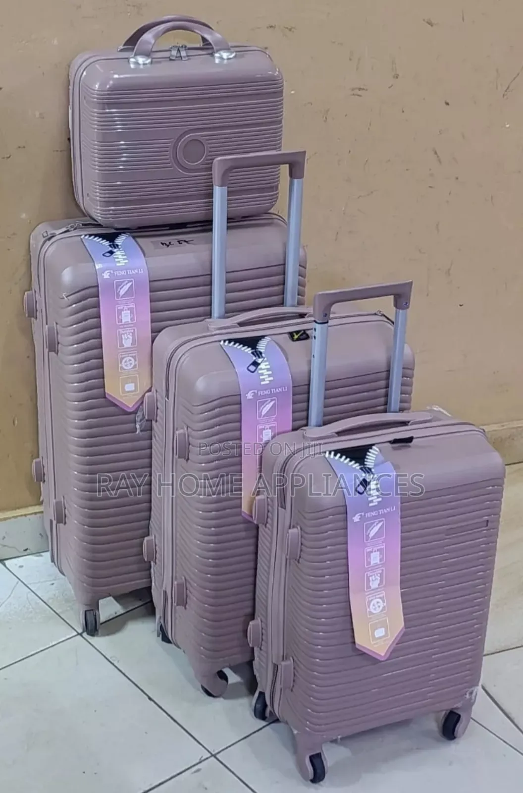 4 in 1 Rubber Suitcase Set Size 3
