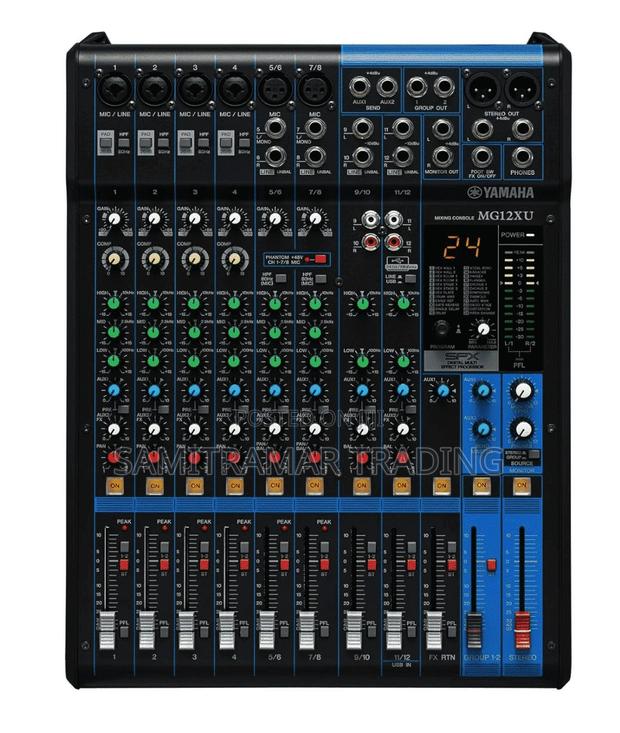 Mg12xu Yamaha 12-Channel Analog Mixer With Usb Effects - main view