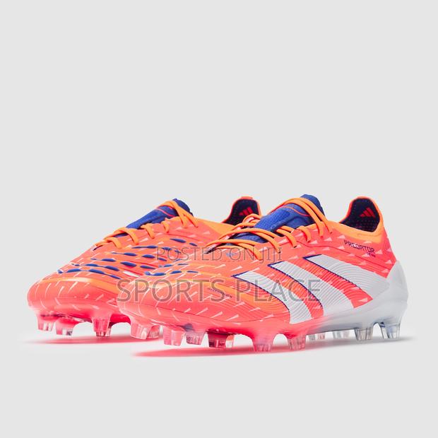Predator League Elite Fg Signal Coral/Beam Orange Football Boots - thumbnail 3
