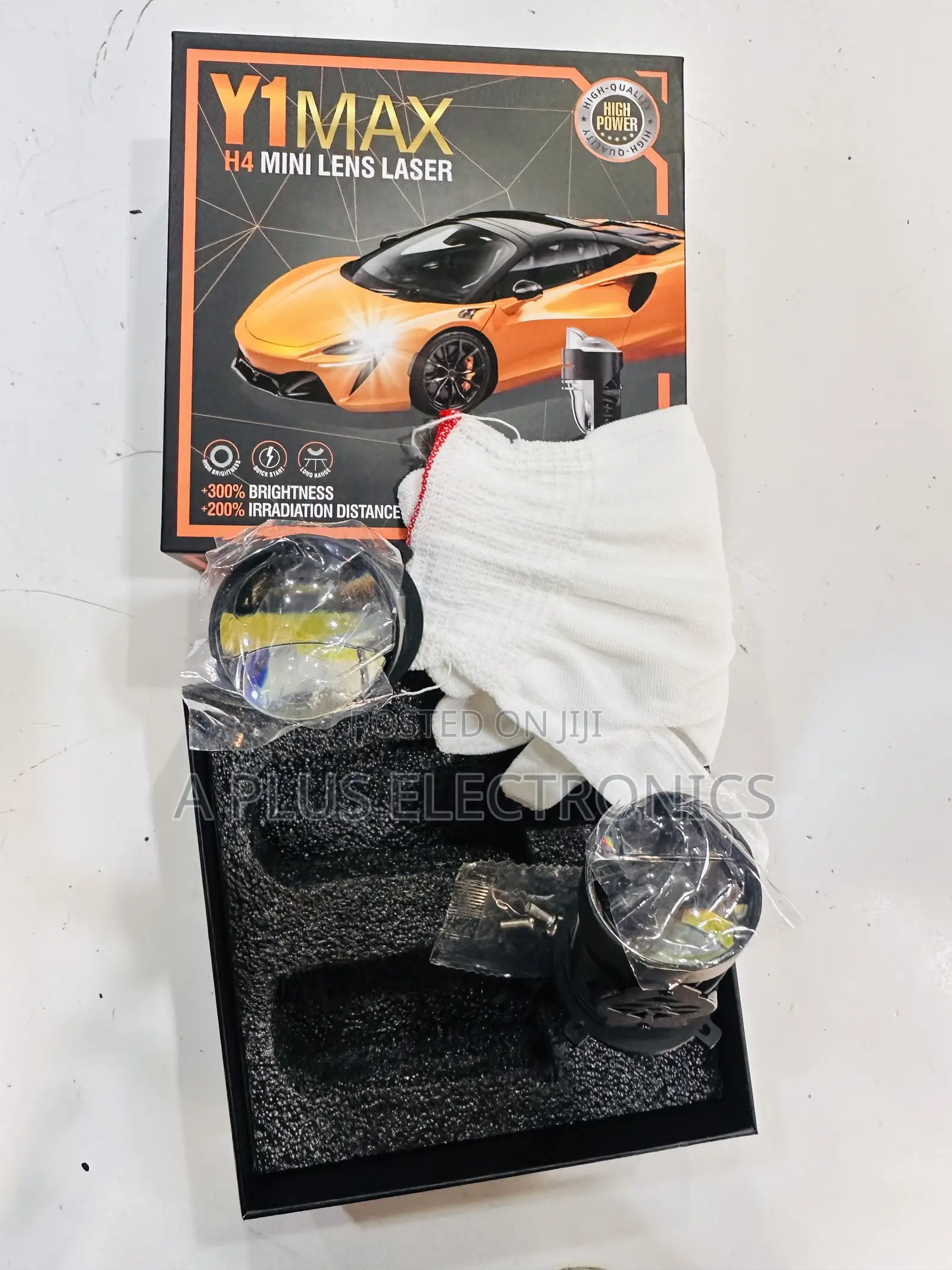 Y1 Max H4 Mini Projector Headlights – Powerful Light Conversion Kit