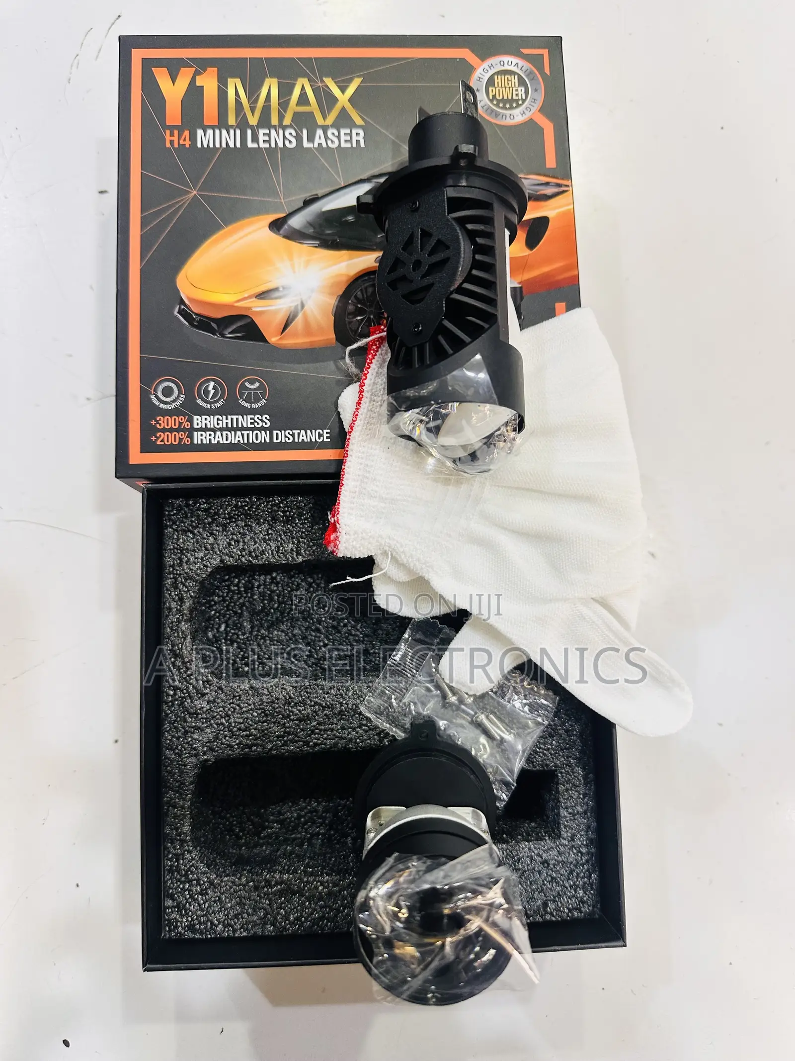 Y1 Max H4 Mini Projector Headlights – Ultra Bright
