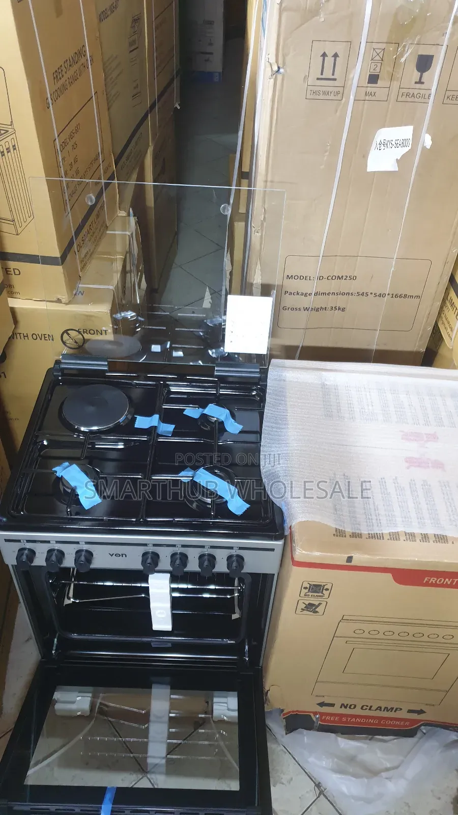 Von 3+1 Standing Cooker With Electric Oven
+ Rotisserie