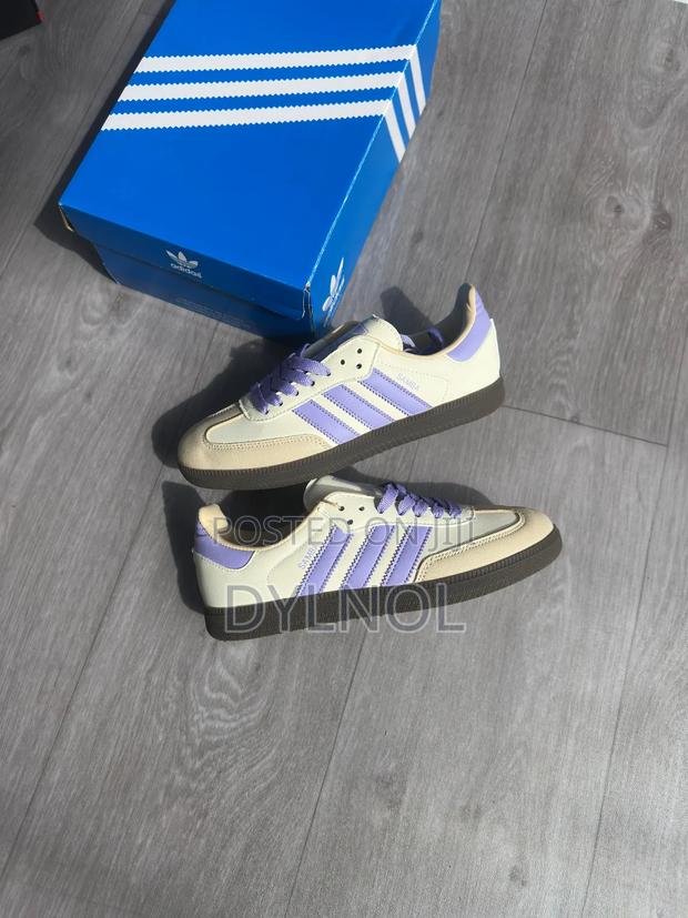 Adidas Samba White Purple - main view