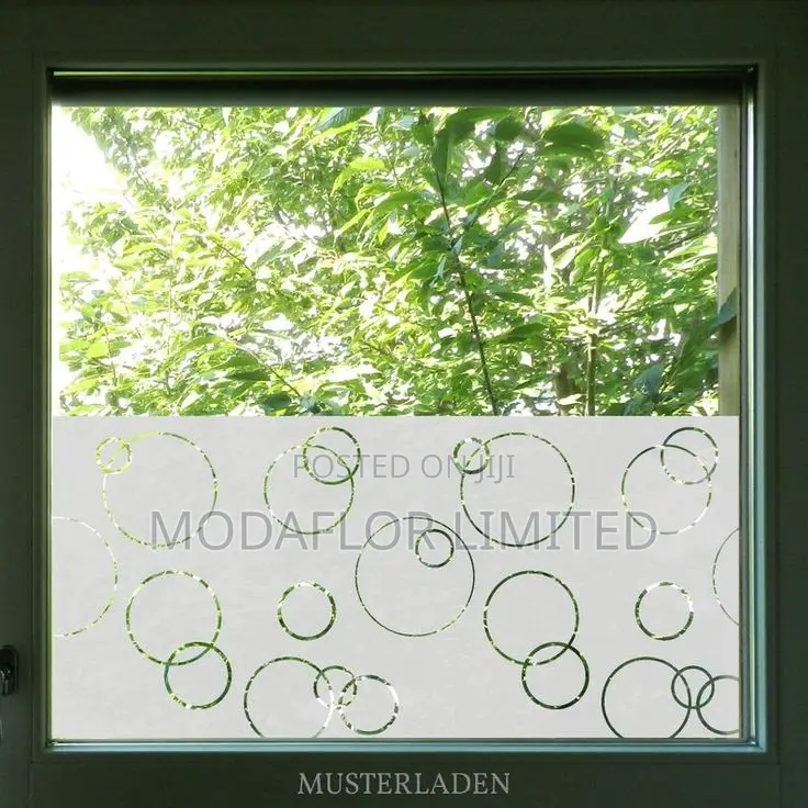 Decorative Privacy Film – Minimalist Glass Look