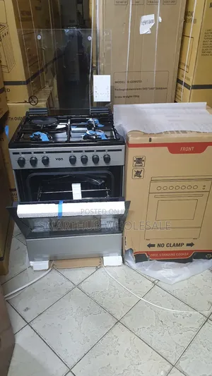 Von 4-Burner Gas Electric Free-Standing Cooker With Built-in Oven
