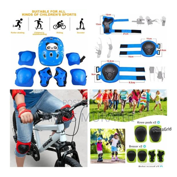 *Kids Helmet /Guards Set* 
*Includes One Helmet 6pack Guards* - main view