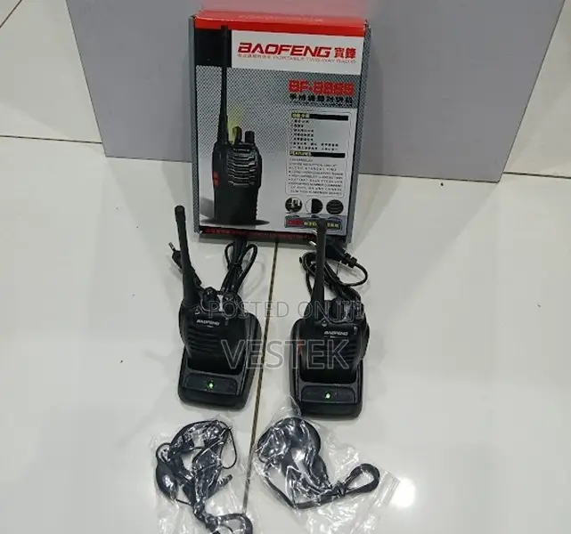 Bf-888s Two-Way Walkie Talkie 400-470mhz Handheld Uhf