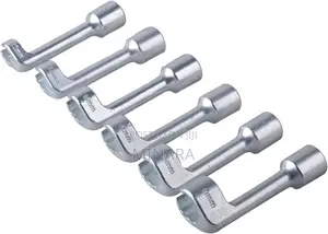 6 Pcs, 1/2" Drive, Diesel Injector Line Sockets Fuel Line Removal Tool