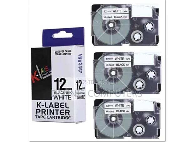 Byz-12we Compatible Cartridge Casio Label Tape - main view
