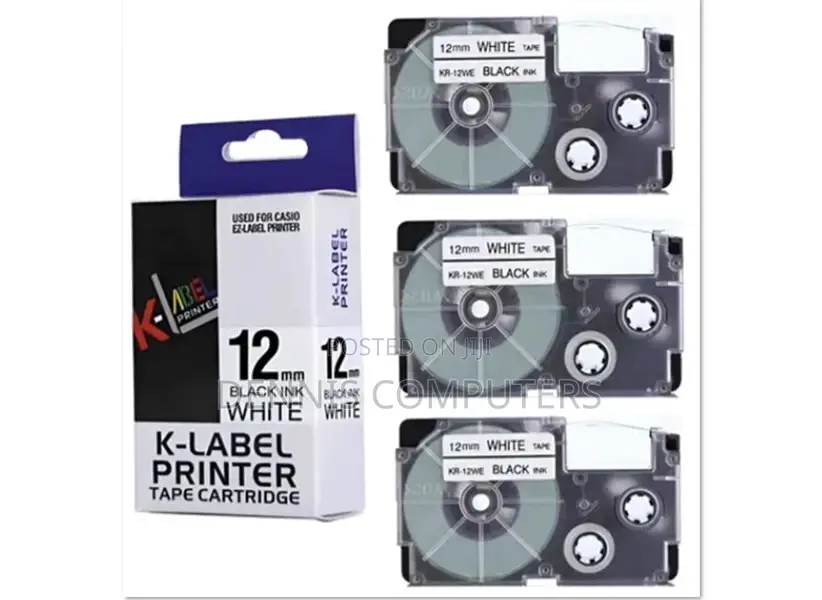 Byz-12we Compatible Cartridge Casio Label Tape