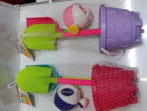 Beach Buckets
With Beach Toys