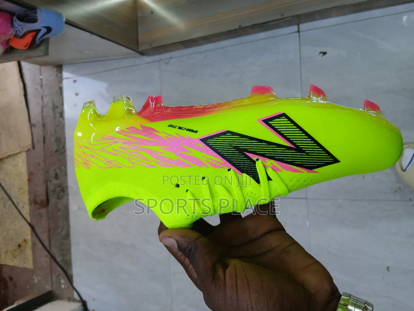 Neon Green Nb Furon V8 Football Boots