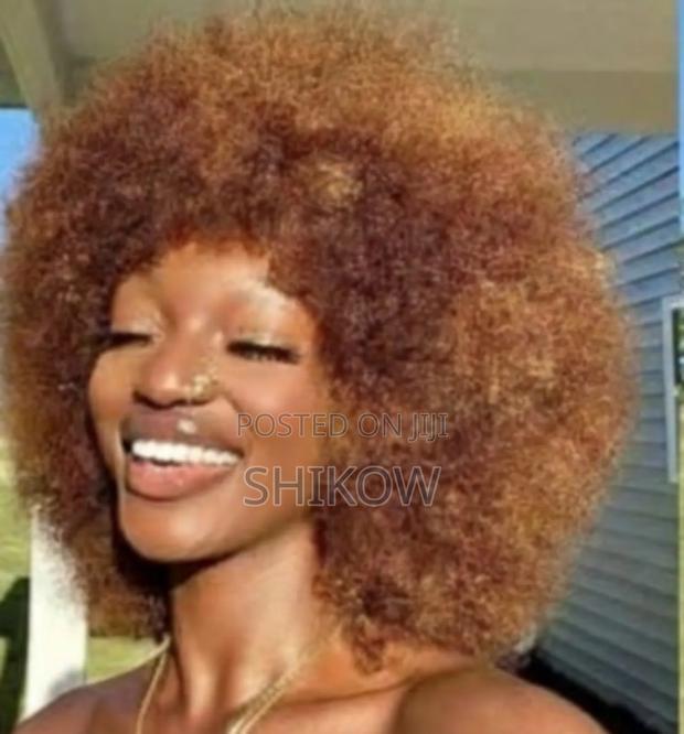 Natural-Looking Afro Wig - main view