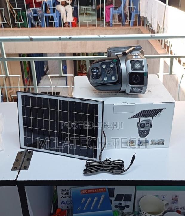 Solar 4g Dual Camera PTZ Weatherproof Wireless Solar Dual Lens CCTV - main view