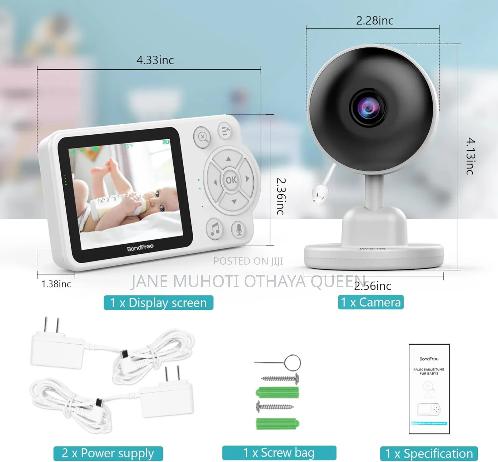 Wireless Bby Monitor With Camera