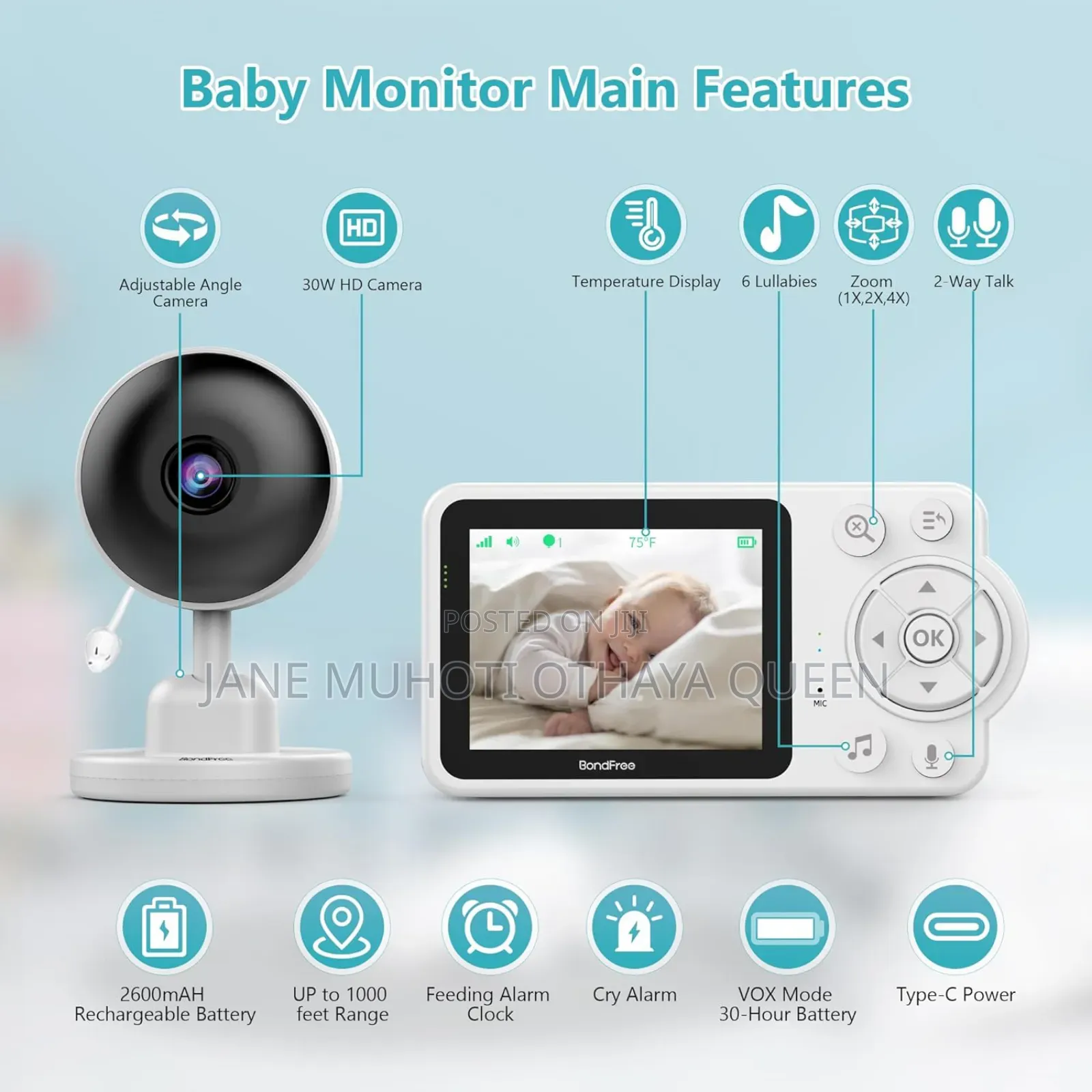 Wireless Bby Monitor With Camera