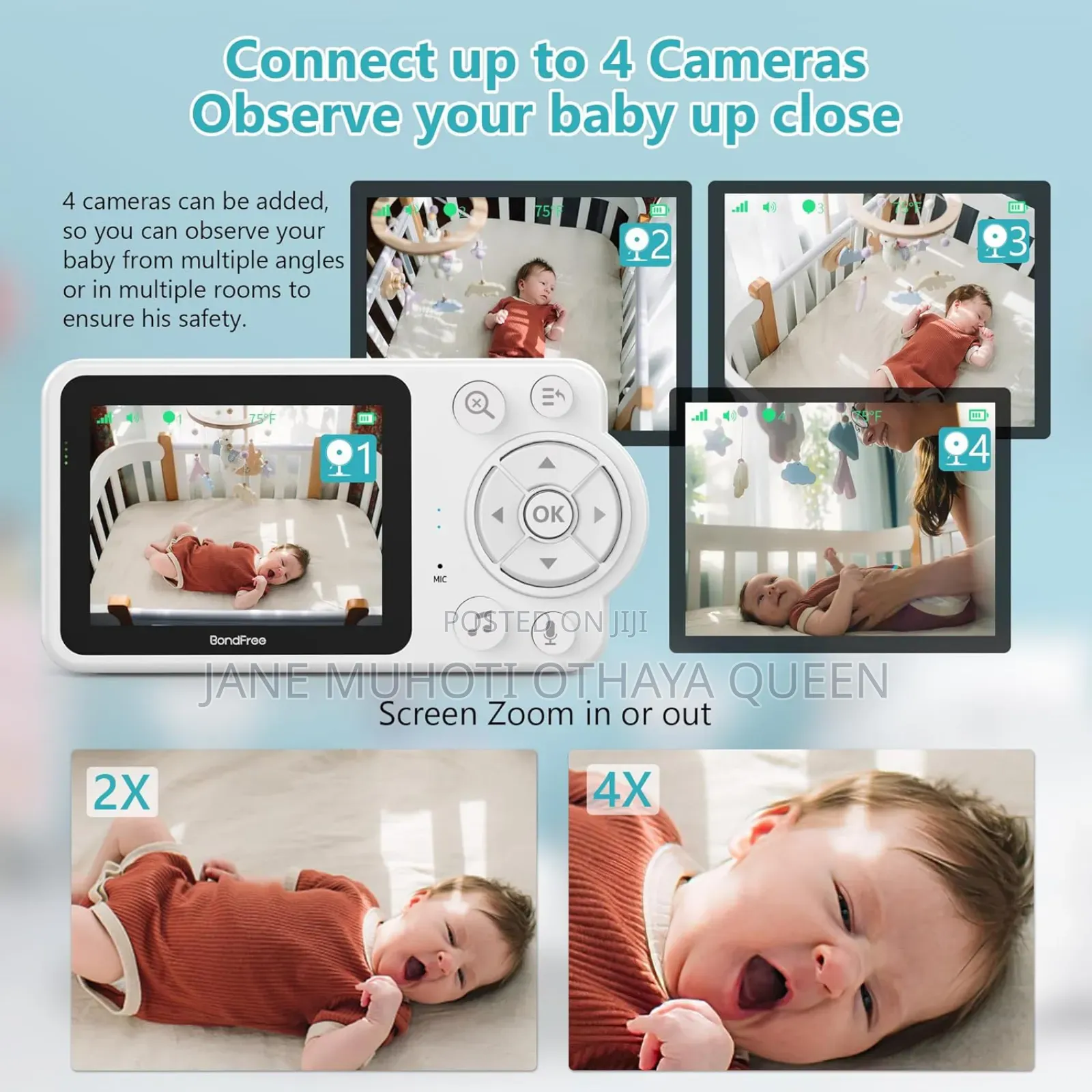 Wireless Bby Monitor With Camera