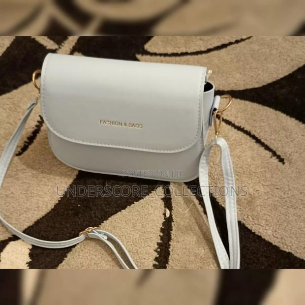 Wide Shoulder Strap Square Crossbody Sling Bag - main view