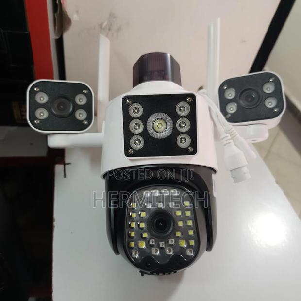 Wifi Ethernet Port CCTV Camera Electric Powered PTZ - thumbnail 2