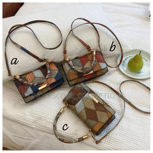 Fashionable Multicolored Diamond Sling Bag - thumbnail 2