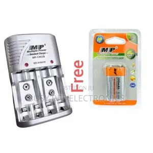Rechargeable Battery Charger-Aa/Aaa 9v Plus Battery Free