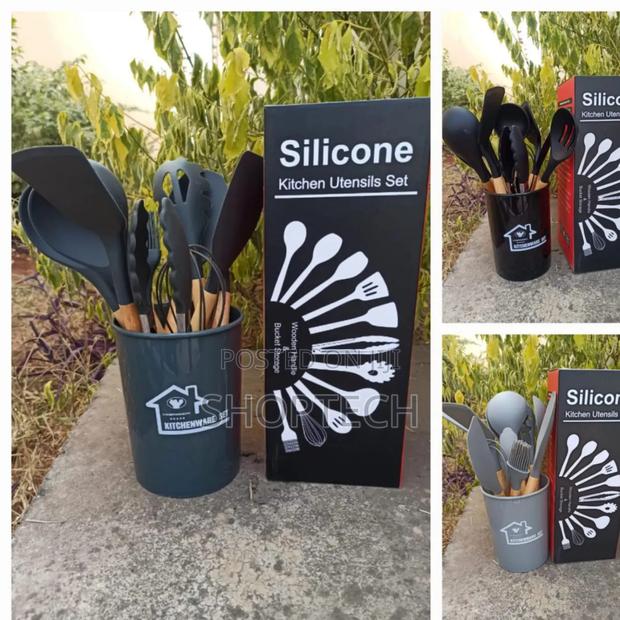 12 Pieces Silicone Spoon - main view