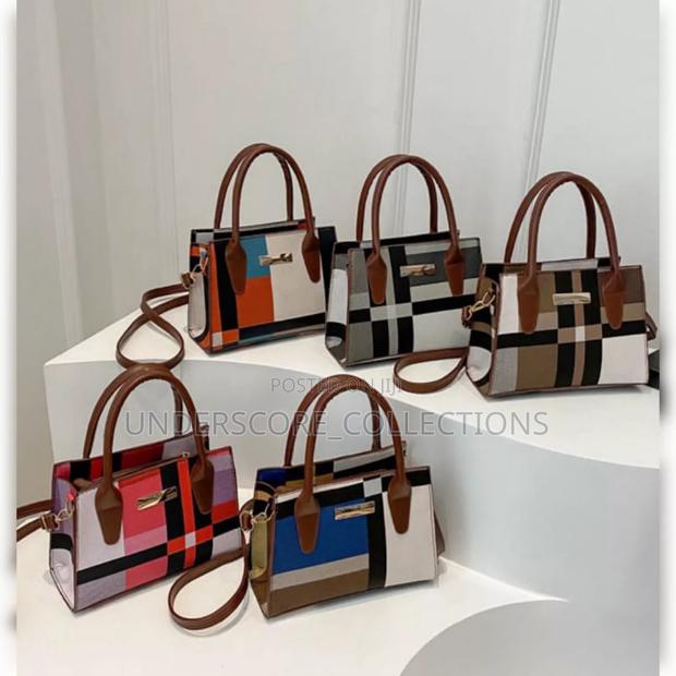 Trend Fashion Collision Color Check Bag