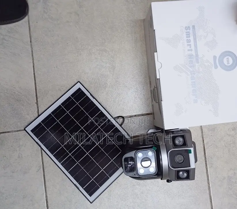 Dual Lens Solar CCTV With 4g Sim Wireless Solar 4g PTZ Security Camera