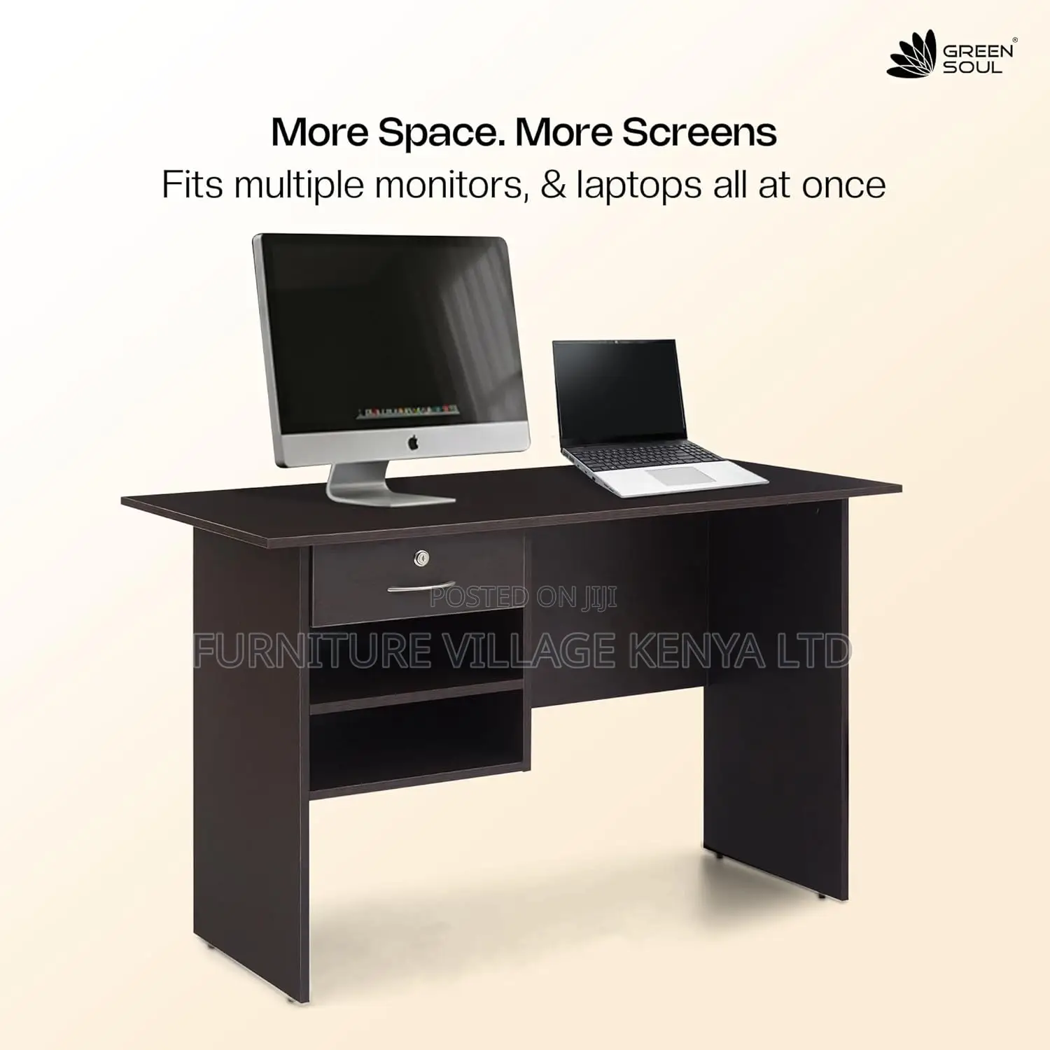 Office Desks: 1200mm Home Office Table With Drawers